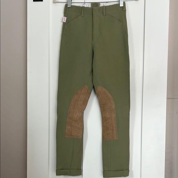 The Tailored Sportsman Kids Olive Green Riding Pants Size 10